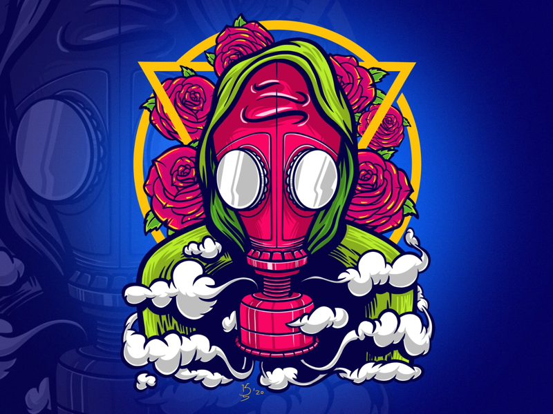 Gas Mask by Kinse Graphics on Dribbble