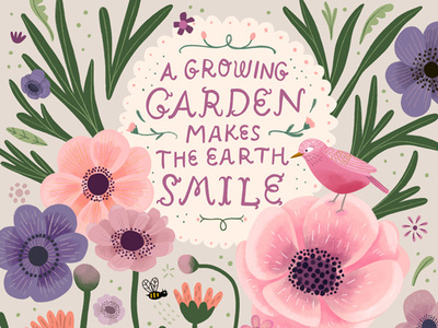 Cynthiajacquette Gardenjournal 600 illustration lettering surface design