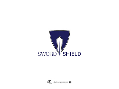 Sword and Shield brand branding design icon identity illustration illustrator logo