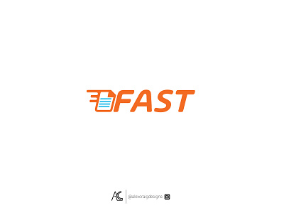 Fast app brand branding clean design icon identity illustrator lettering logo typography web