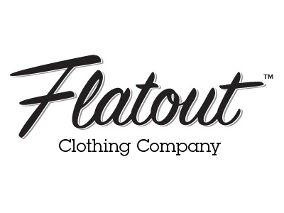 Flatout Clothing Type Logo