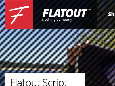 Flatout Clothing New Site Design