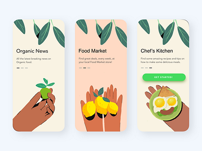 The app of eating app branding delicious design fashion fresh freshdesk icon illustration lovely new recipe share ui ux 插图