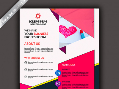 Yellow Corporate Flyer Template 1409 847 creative design design flyers flyer design modern design photoshop editing