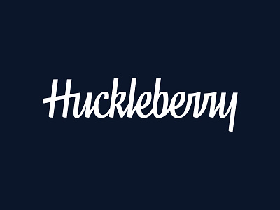 Huckleberry Script Update coffee cursive custom huckleberry mast roasters script studio