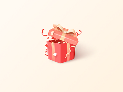 Present Box box design figma icon illustration present ui