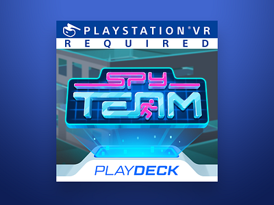 Spy Team Logo branding game ps4 psvr ui