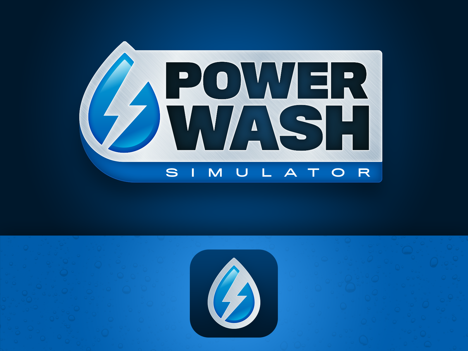 PowerWash Simulator Logo by Paul Simpson on Dribbble