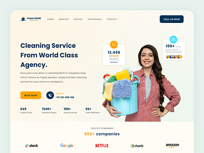 Cleaning Service Landing Page