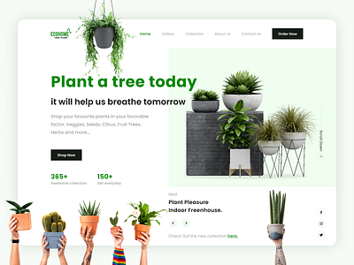 Landing Page - Plant Shop