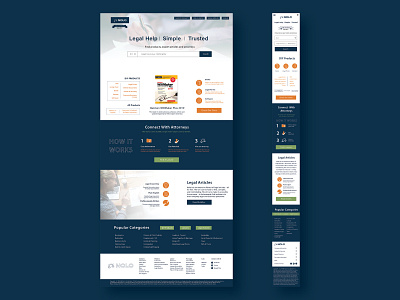 Nolo Homepage illustrator photoshop ui ux web design