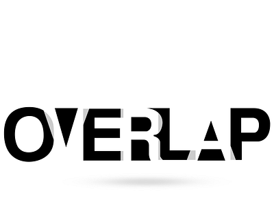 overlap design logo photoshop