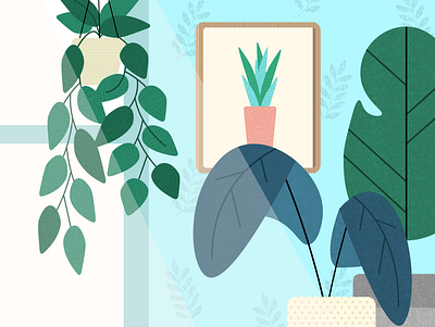 🌿Plants🌿 illustration interior plants succulents