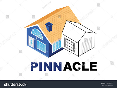 Pinnacle Architectural Concept Logo Design