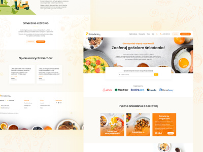 Sniadania.pl breakfast design food landing page poland stylo ui ux web website