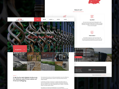 Zaune aus Polen design poland stylo ui web website