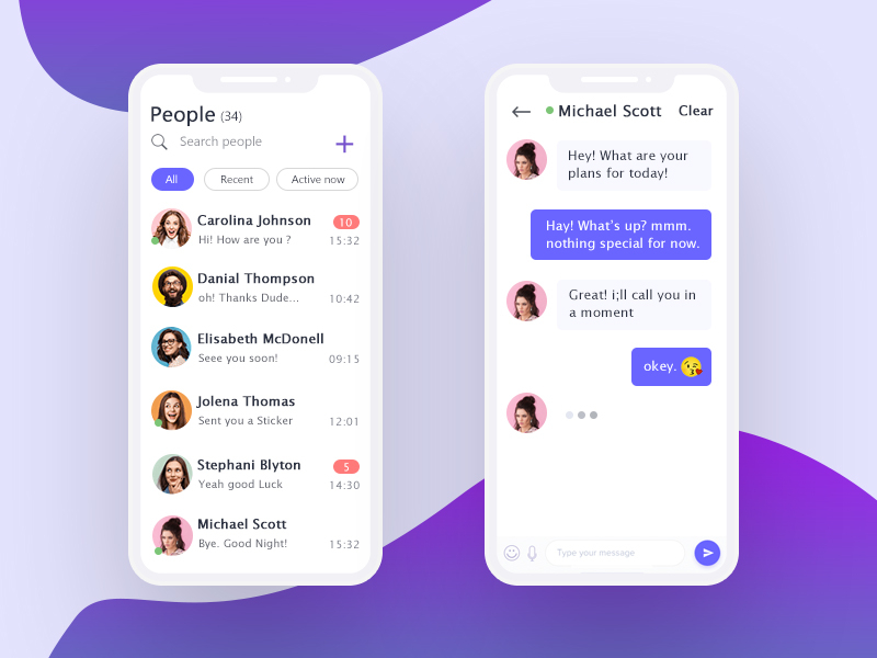 Direct Messaging By Manisha Kambariya On Dribbble