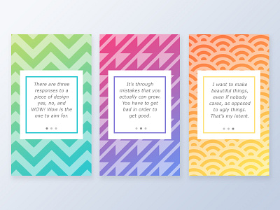 Onboarding 023 app design art creative daily ui 023 daily ui challenge dailyui design illustration onboarding onboarding screens pattern art ui