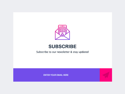 Subscribe 026 art creative daily ui 026 dailyui design email blast illustration photoshop subscribe subscribe form ui