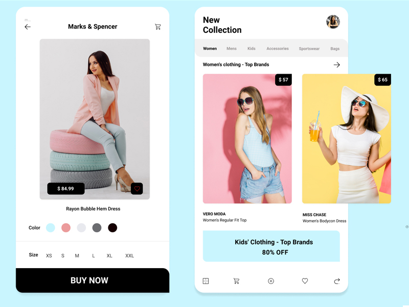 Fashion App Figma by Manisha Kambariya on Dribbble