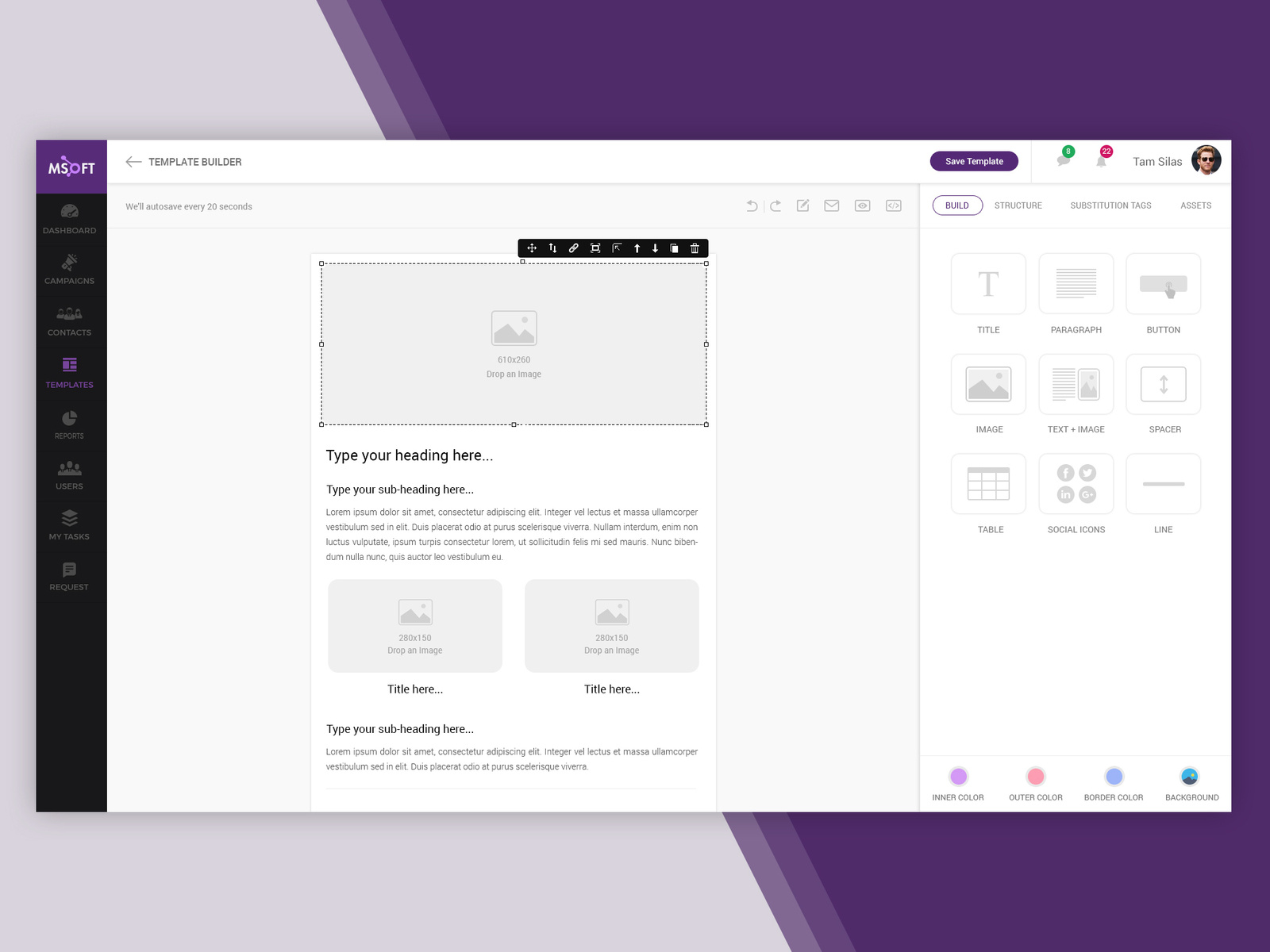 Template Editor by Tamiii on Dribbble Template Editor by Tamiii on Dribbble
