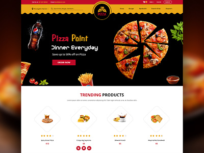 Pizza Point Website design design concept ui ux design ui concept ux design ux ui design web app design web application design website website concept website design