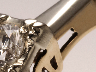 Grandma's Wedding Ring diamond gold metal photography silver studio