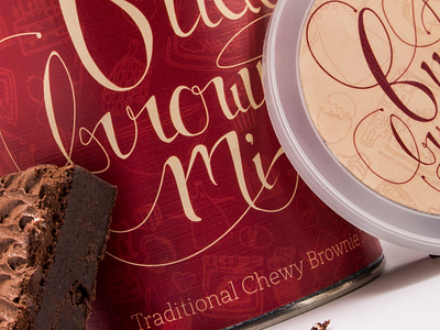 Betty Crocker Fudge Brownie Mix Redesign design illustration illustrator packaging typography