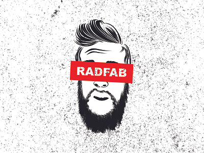 RadFab branding design identity lines logo logo design