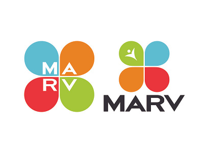 Marv design logo marv