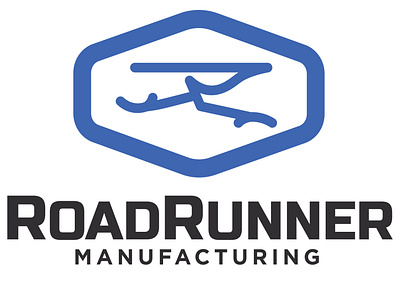 RoadRunner MFG bird brand branding design logo manufacturing road roadrunner runner thicklines