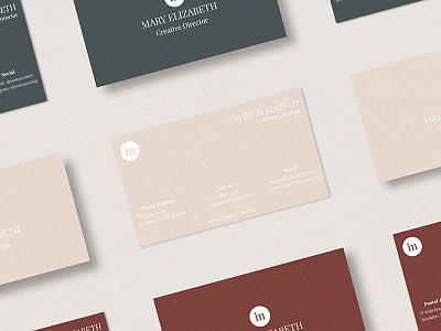 Minimal Business Card Template - Vol.01 branding business card design idea identity minimal minimalist template