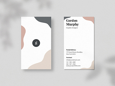 Minimal Business Card Template - Vol.02 branding business card identity minimal minimalist template template design