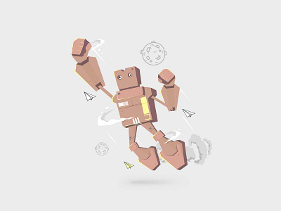 Cardboard Robot