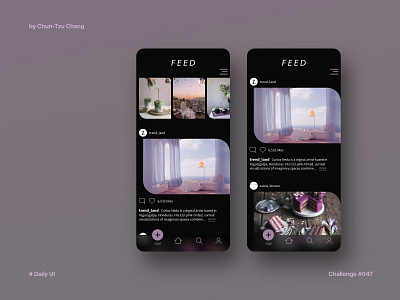 DailyUI #047 - Activity Feed activity feed daily ui dailyui dailyuichallenge ui ui 100day ui design uidesign