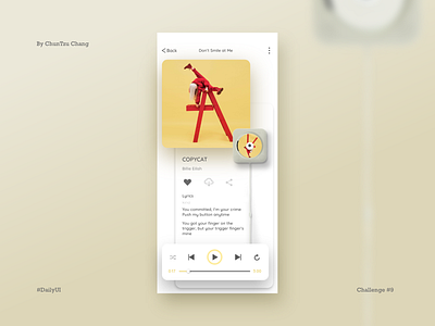 DailyUI #009 - Music Player