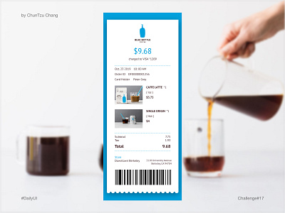 DailyUI #017 - Email Receipt