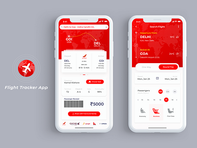 flight ticket booking app design concept adobe xd design flight free freebie mobile app design mobileapp mockup ticket app ui