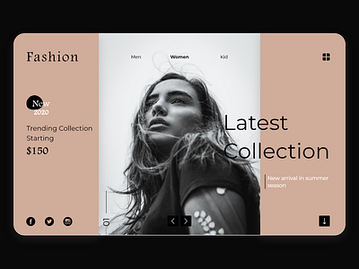 E-commerce Latest Collection - Web UI