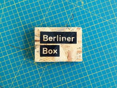 Berliner Box Logo berlin box business card furniture modular osb replica wood