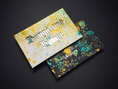 Bunga und Bunga | Business Card berlin business card dj foil gold laser marble reflection
