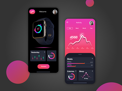 Health App abstract animation app art brand branding clean design graphic design identity illustrator ios logo minimal mobile typography ui ux vector website