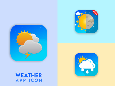 Weather App Icon app app ui app design appicon icon design icon set iconography icons mobile app mobile app design mobile design mobile ui trendy design ui uidesign