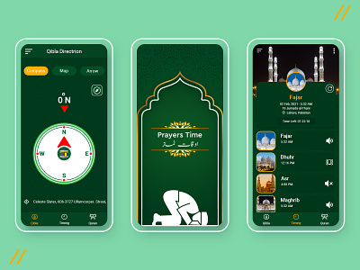 Prayer Timing Mobile App Ui app app ui app design appdesign appuidesign icon islamic design mobile mobile app mobile app design mobile design mobile ui prayer trendy design ui uidesign uiux uiuxdesign