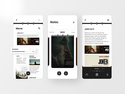 Notes App Design