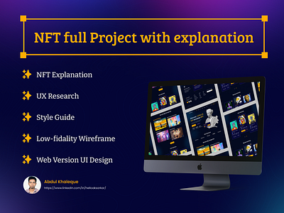 NFT Full Website UI UX Design Case Study