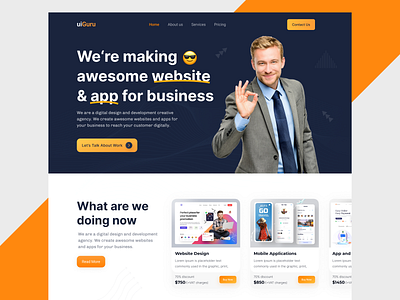 UI/UX Design Agency - Web design Header header header exploration hero hero banner hero exploration ui uidesigner uiux ux uxdesigner uxui web design