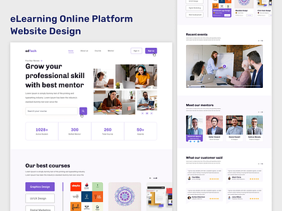 Online eLearning skill development website design course website edu website education education course website education website elearning elearning website elearning website design online education online skill development self learning self taught skill skill development website skill up web design techelearning udemy related website ui web design