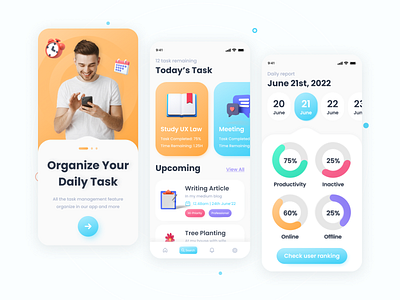 To do android & iOS mobile ui app design