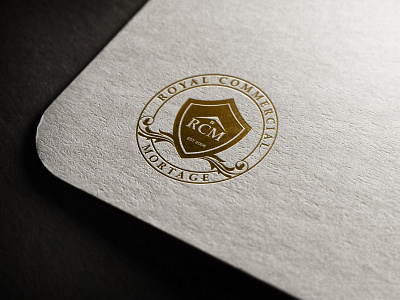 Royal Commercial Mortage Logo Concept